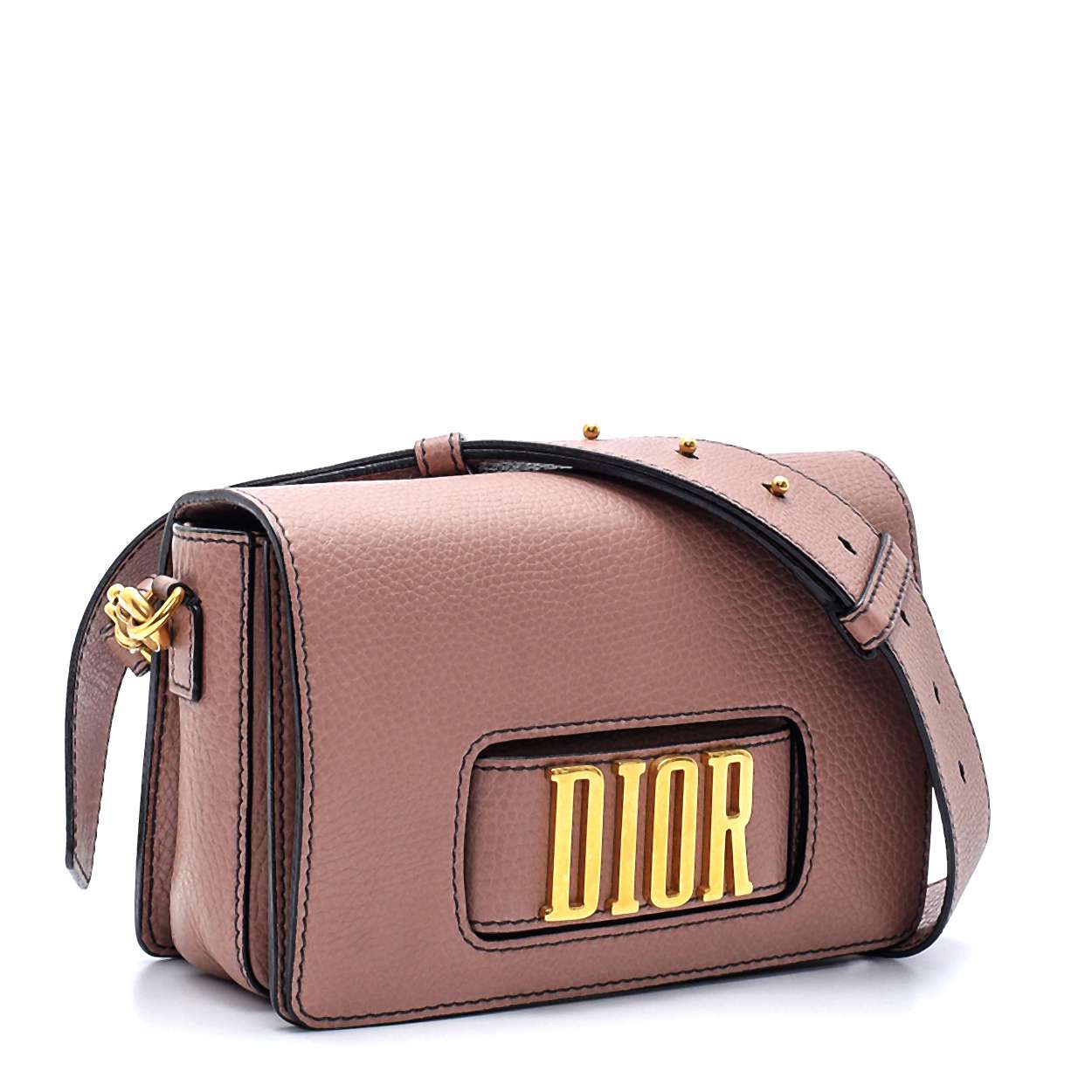Christian Dior - Lilac Leather  Diorevolutien Leather Flap Bag 